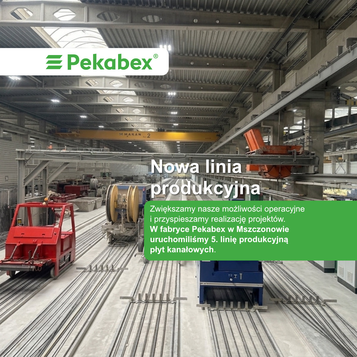 Pekabex rozwija moce produkcyjne – nowa linia w Mszczonowie 🚀