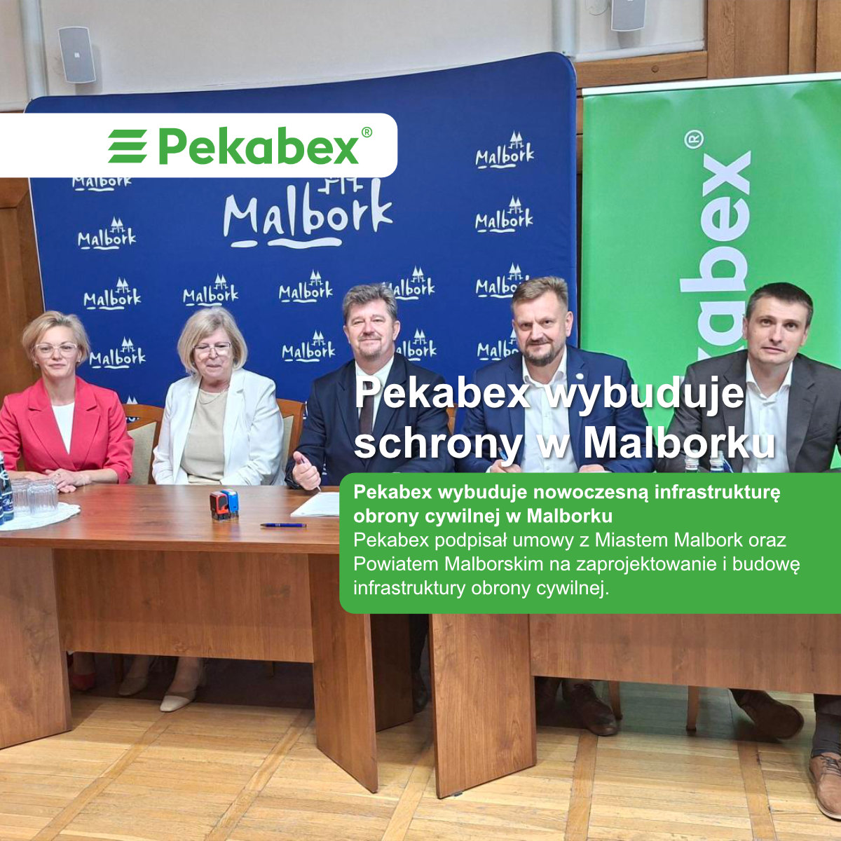 Pekabex wybuduje nowoczesną infrastrukturę obrony cywilnej w Malborku