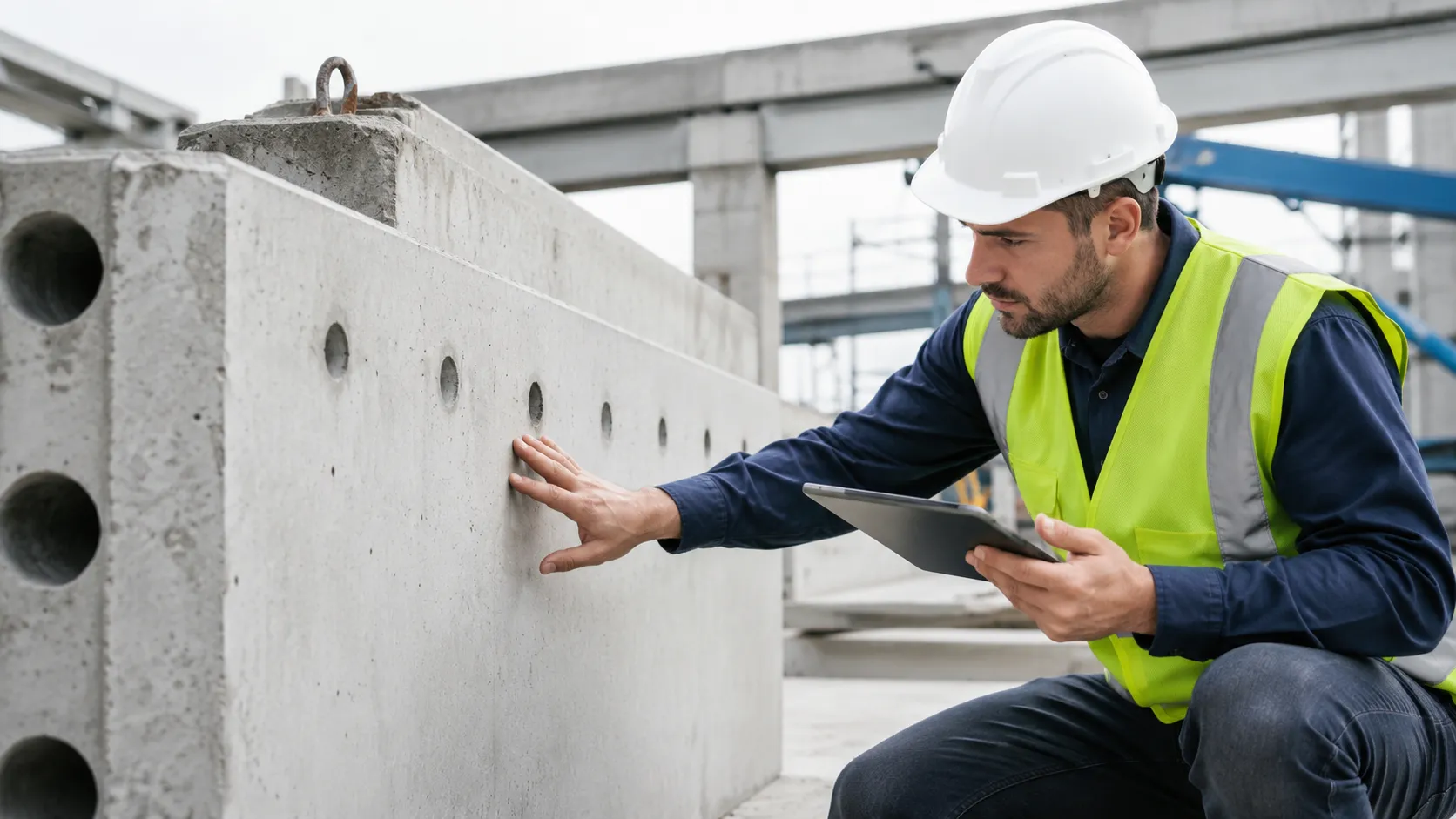 How to test the quality of prefabricated elements?
